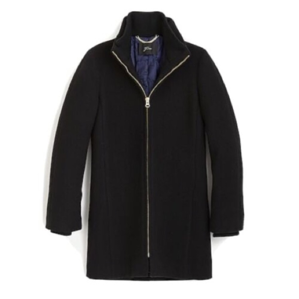 J. Crew Lodge Coat - Black